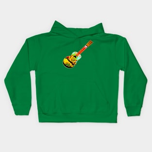 angled guitar Kids Hoodie